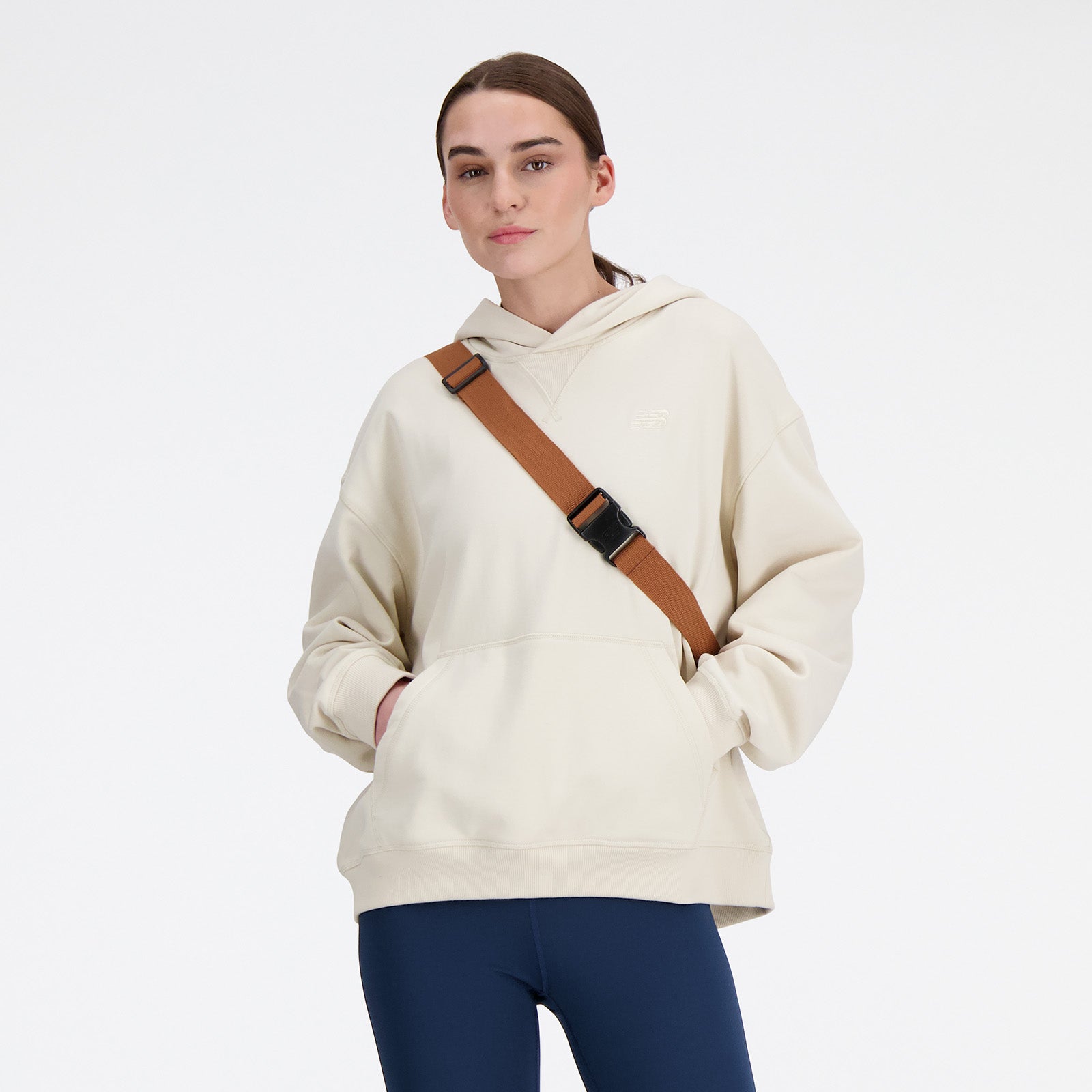 Athletics French Terry Hoodie - Linen