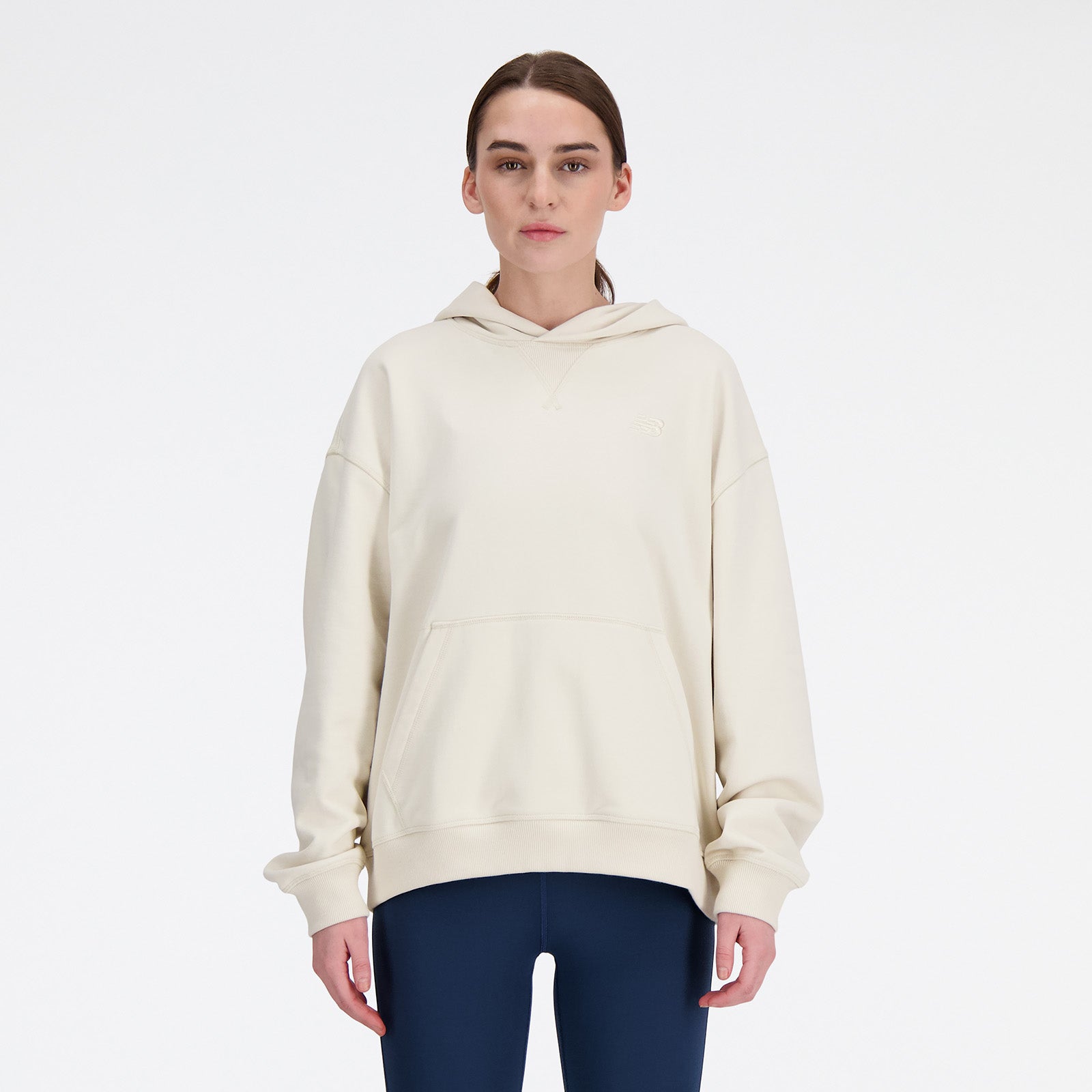 Athletics French Terry Hoodie - Linen