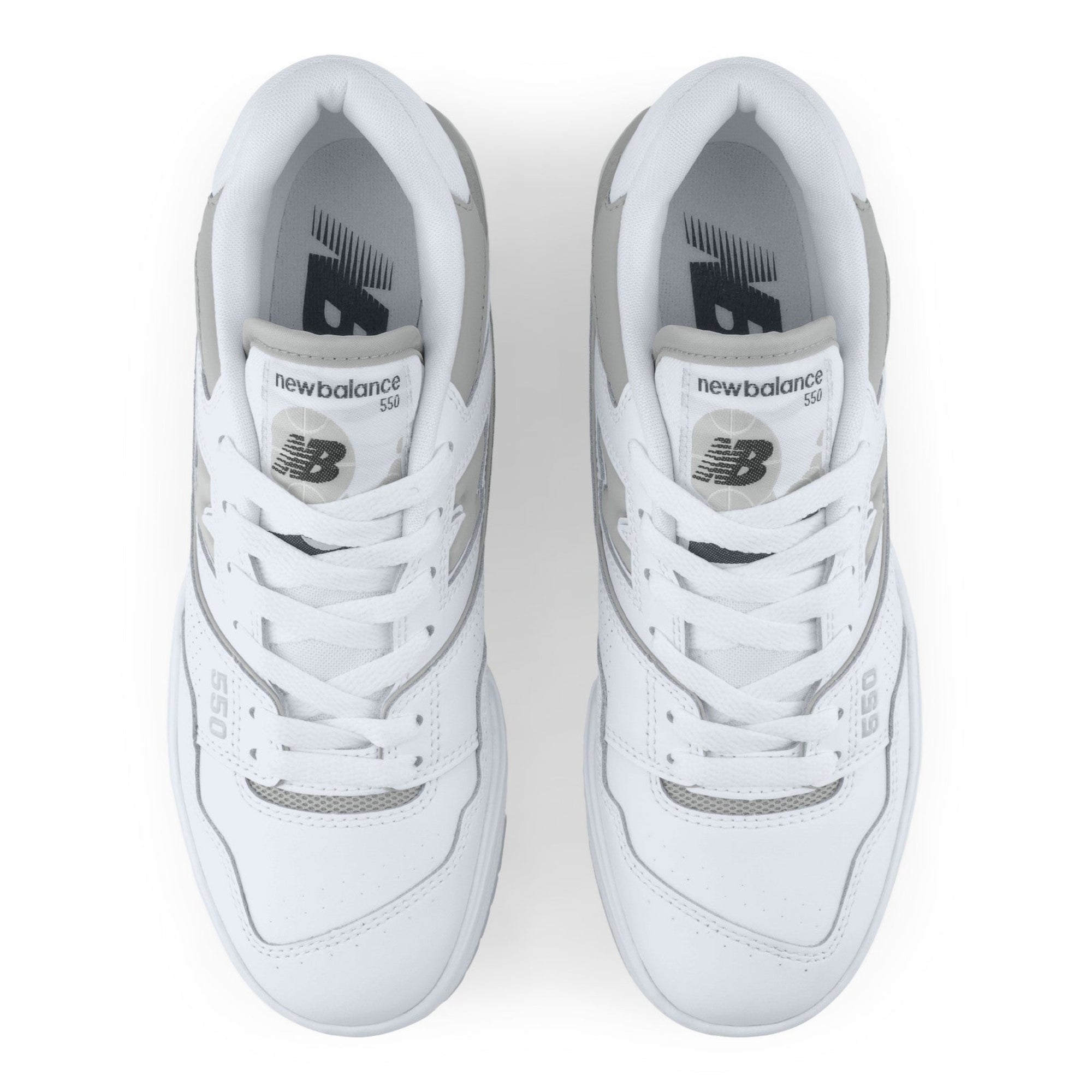 550 - White With Grey
