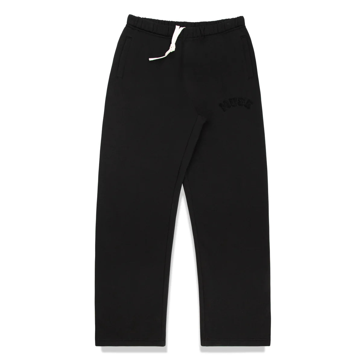 Heavyweight Straight Joggers - Coal Black