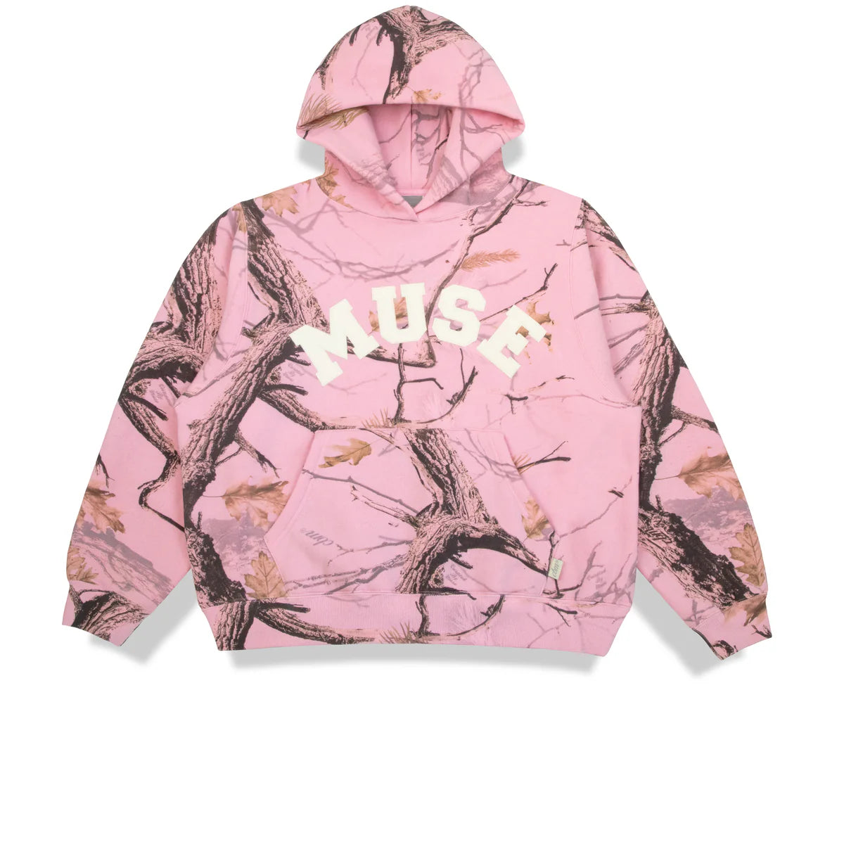 Heavyweight Chenille Hoodie - Camo Pink
