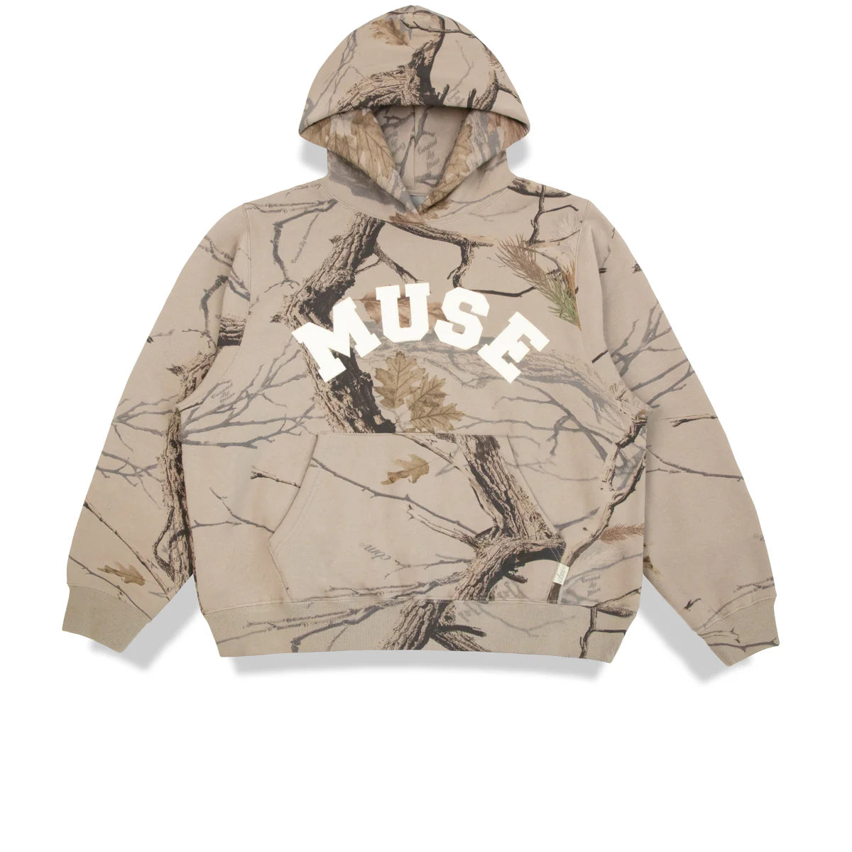 Sweat à capuche en chenille épaisse - Camouflage Canyon