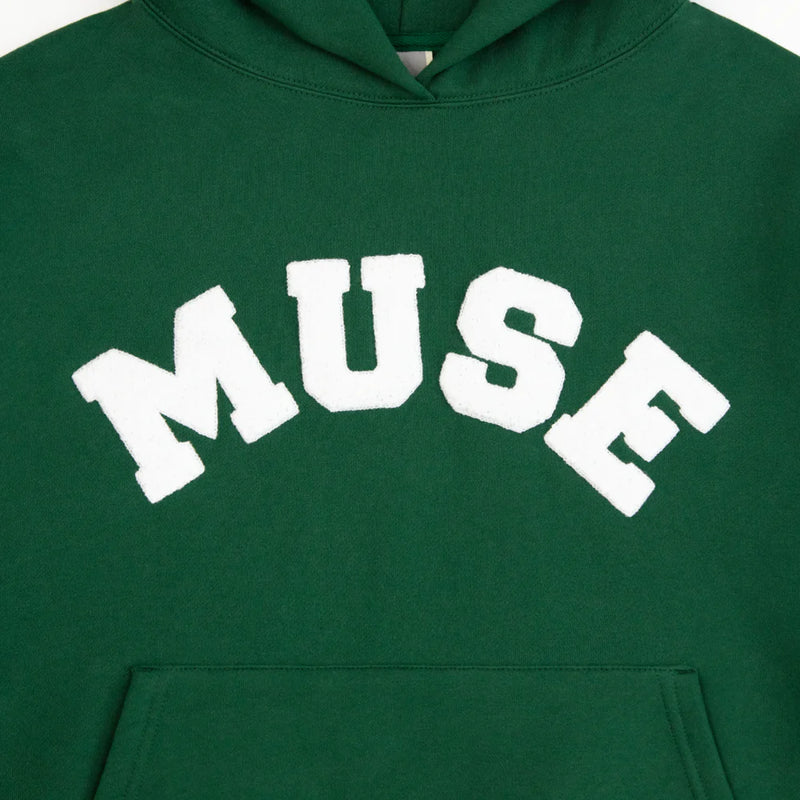 Heavyweight Chenille Hoodie - Green Pine