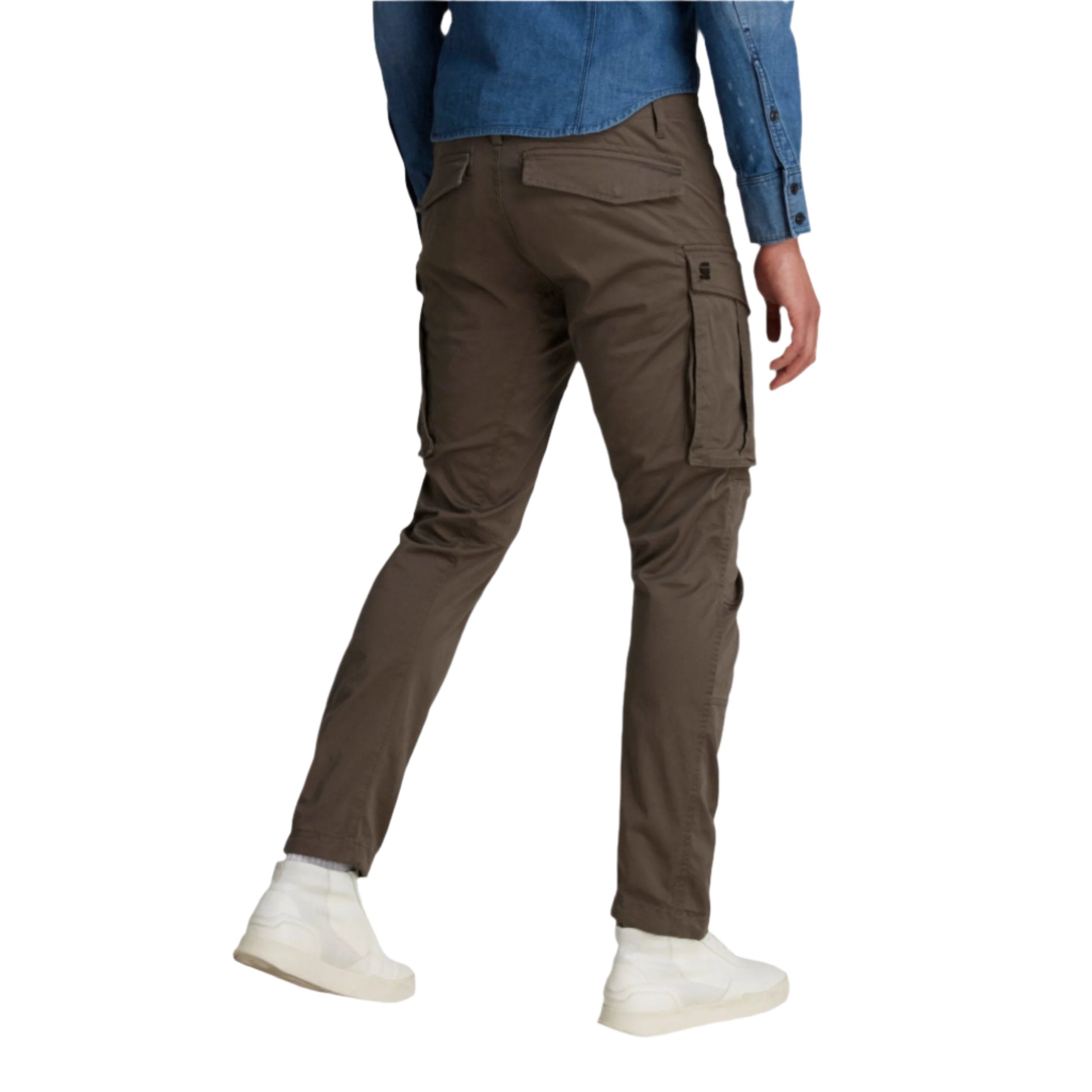 Rovic Zip 3D Regular Tapered Pants - Grey