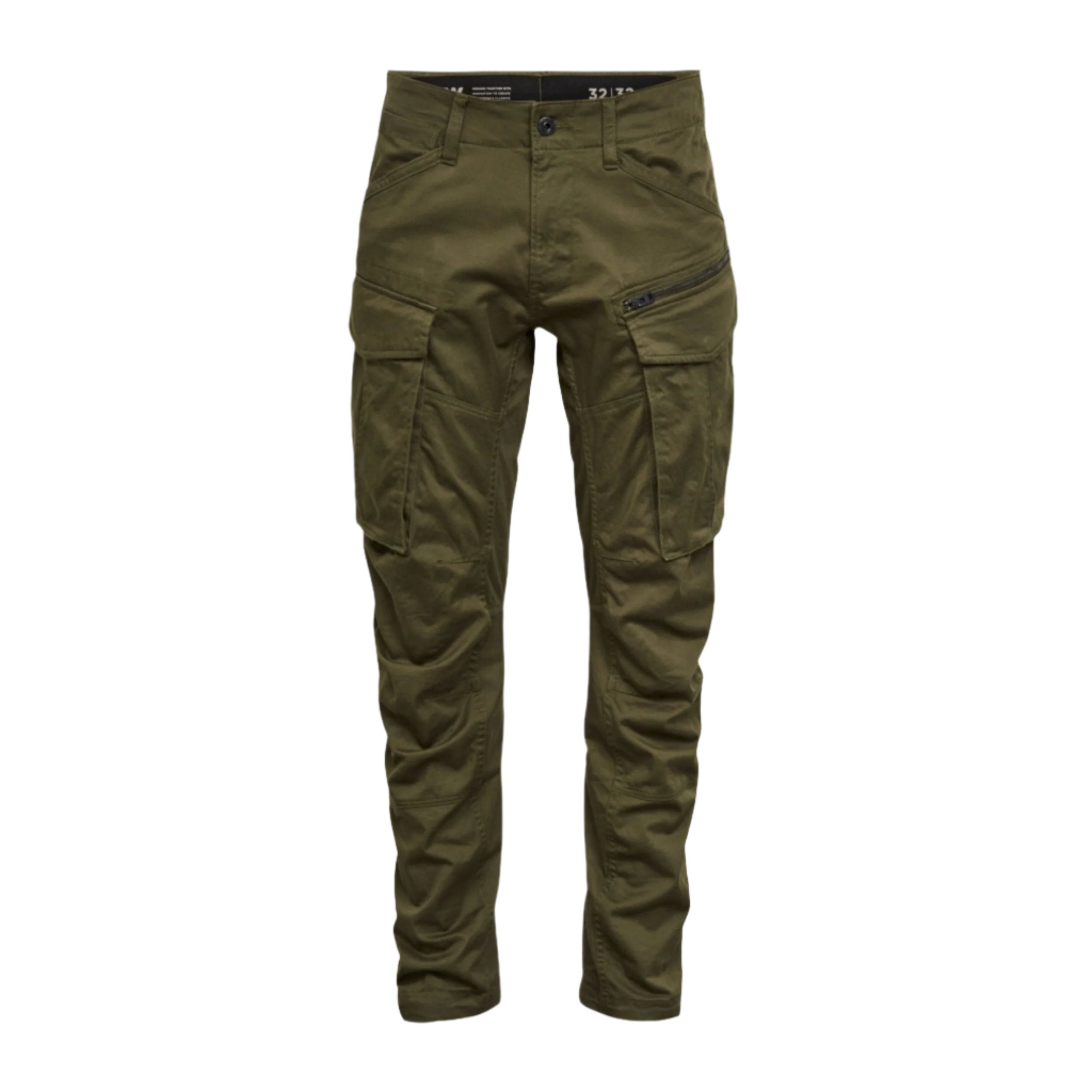 Rovic Zip 3D Regular Tapered Pants - Green