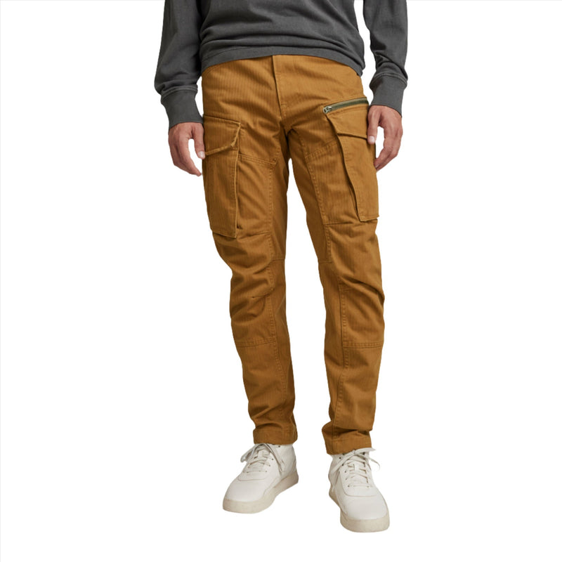 Brown Rovic 3D Tapered Pants