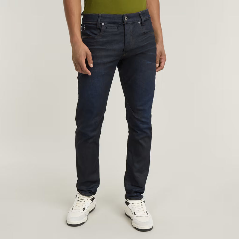D-Staq 5-Pocket Slim Jeans - Dark Blue