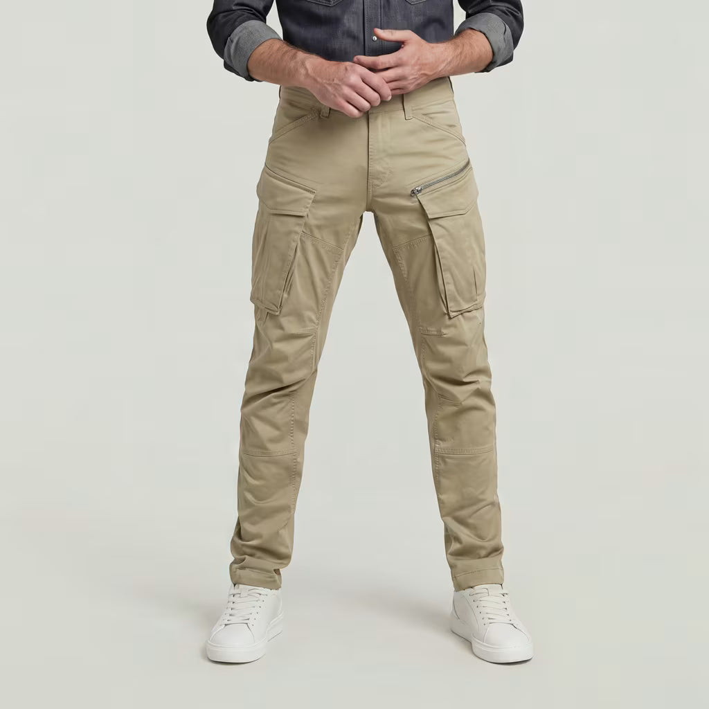 Pantalon Rovic Zip 3D Regular Tapered - Beige