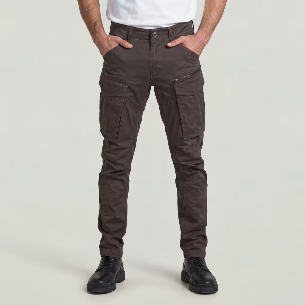 Pantalon Rovic Zip 3D Regular Tapered - Raven