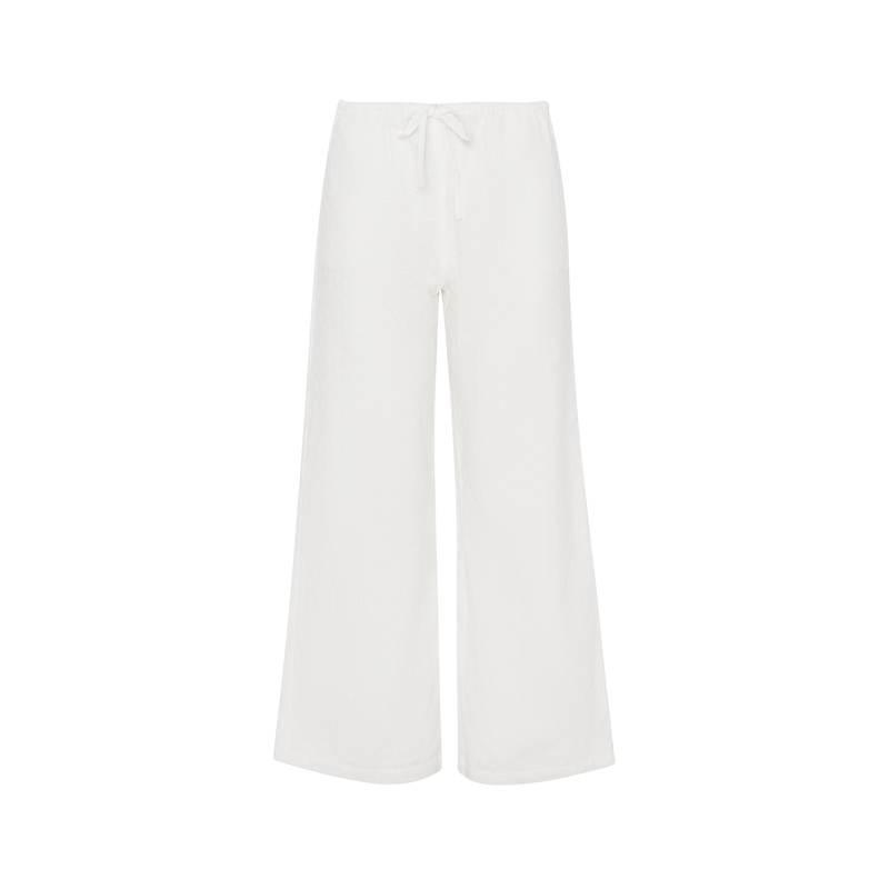 Timeless Linen Pant - White