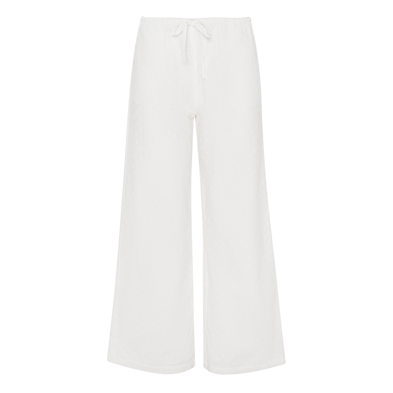 Timeless Linen Pant - White