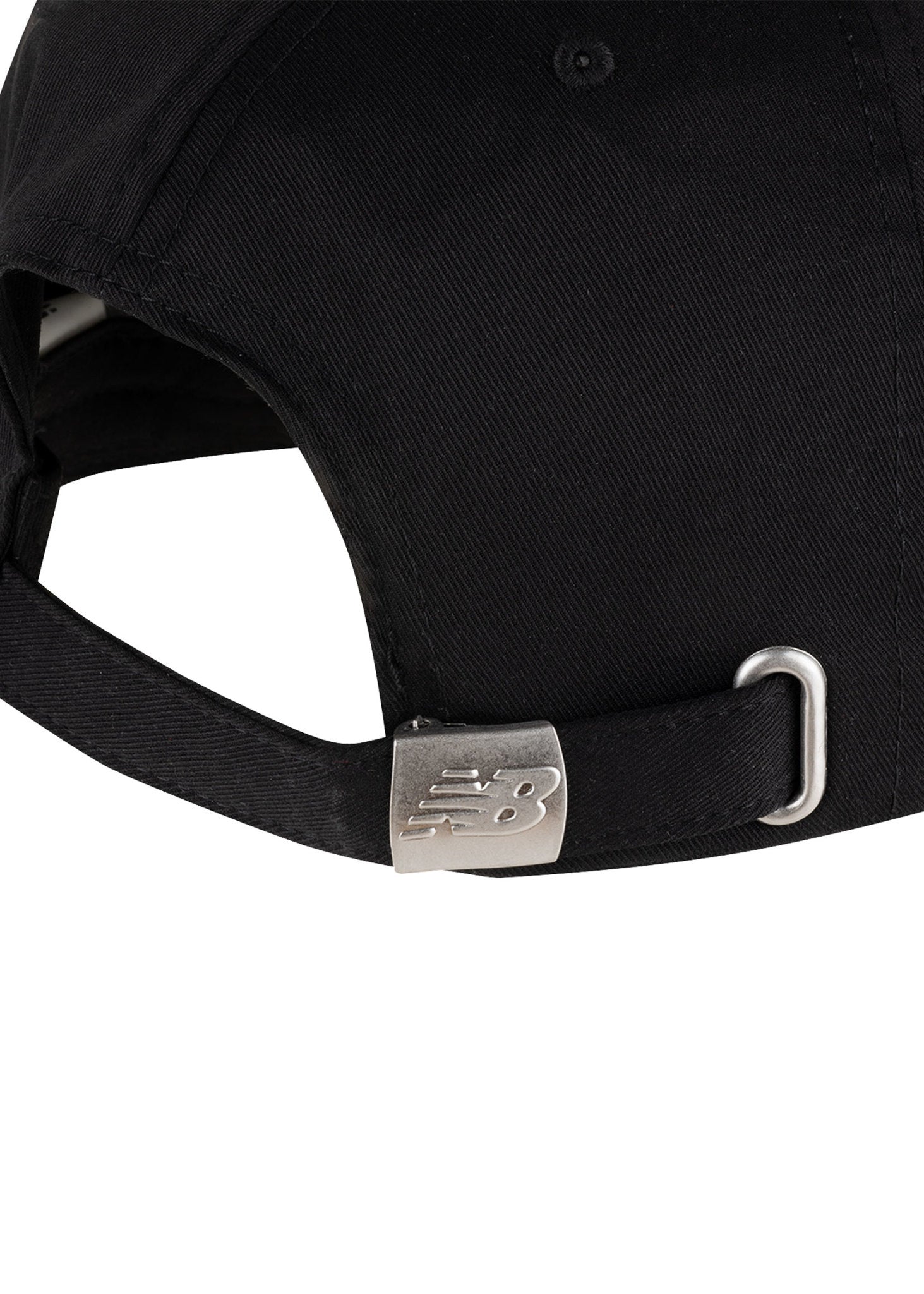 Casquette New Balance noire avec logo linéaire NB