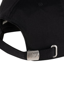 Casquette New Balance noire avec logo linéaire NB