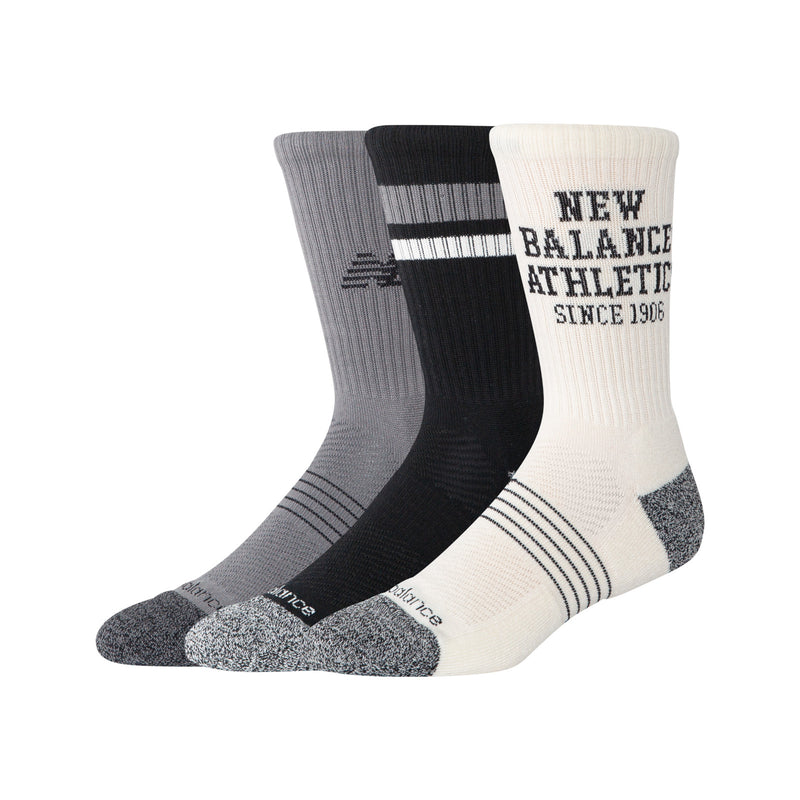 Active Graphic Crew Socks 3 Pack - Multi Colors