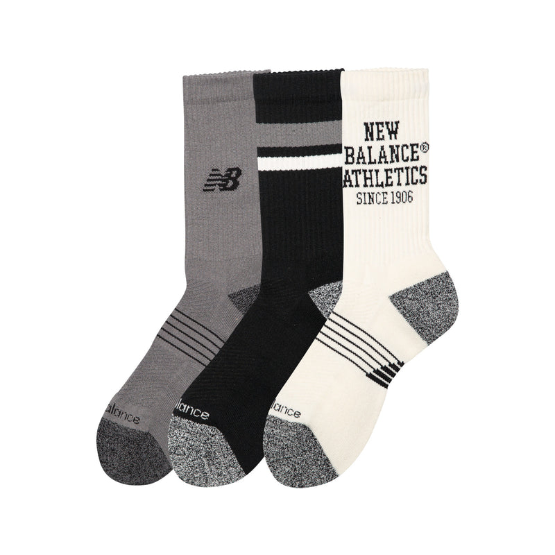 Active Graphic Crew Socks 3 Pack - Multi Colors