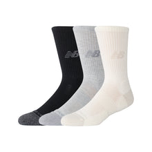 Active Crew Socks 3 Pack - Black, Grey & White
