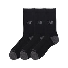 Active Crew Socks 3 Pack - Black