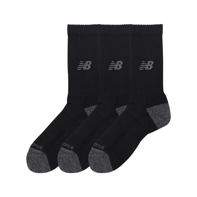 Active Crew Socks 3 Pack - Black