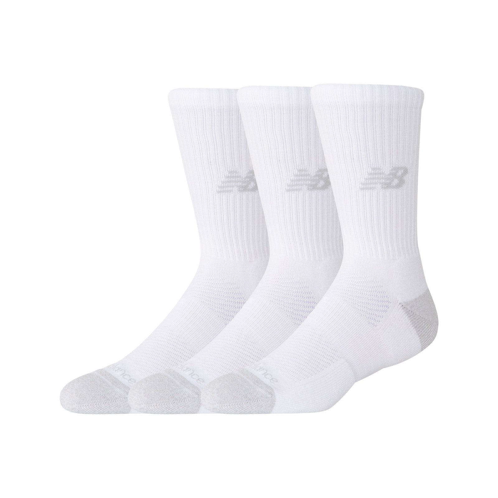 Active Crew Socks 3 Pack - White