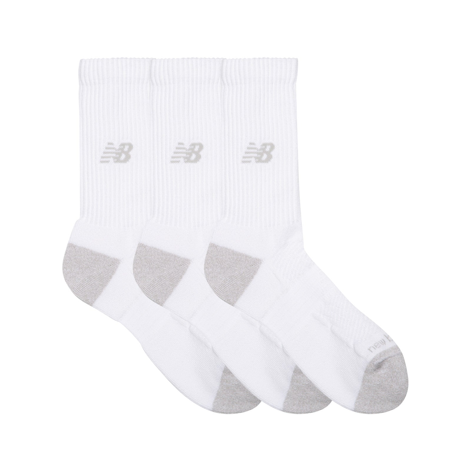 Active Crew Socks 3 Pack - White