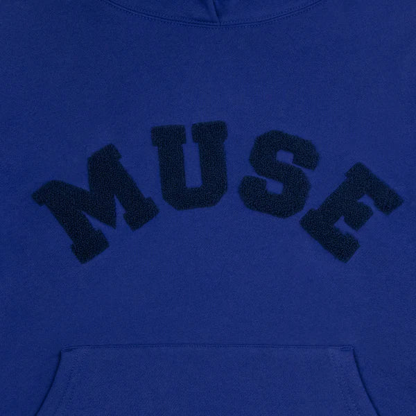 Heavyweight Chenille Hoodie - Blueberry