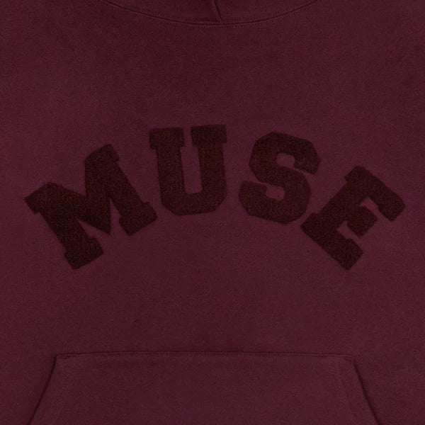 Heavyweight Chenille Hoodie - Plum