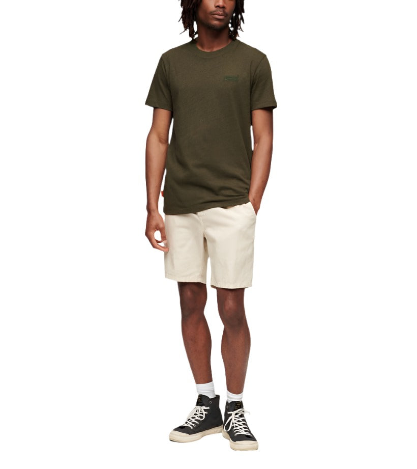 Winter Khaki Grit Cotton Essentiel T-Shirt