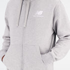 New Balance Grey Essentials Stacked Logo Sweatshirt