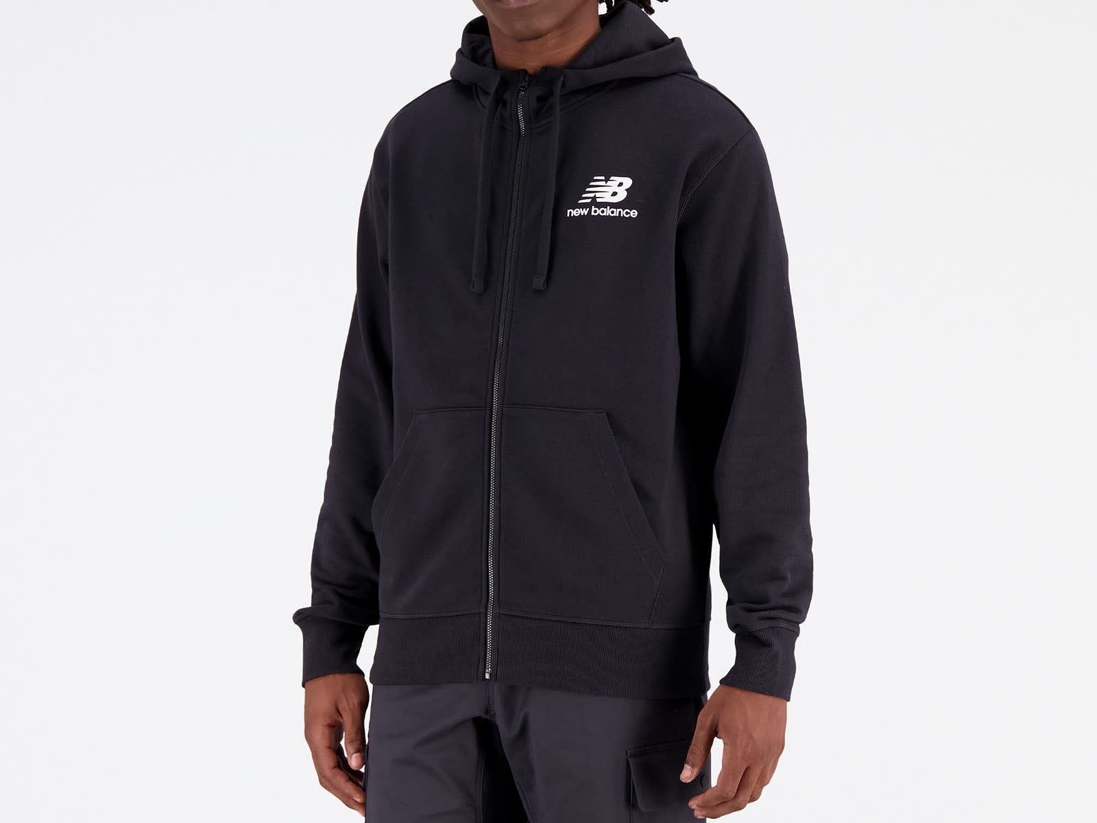 Sweat-shirt New Balance Essentials noir à logo superposé