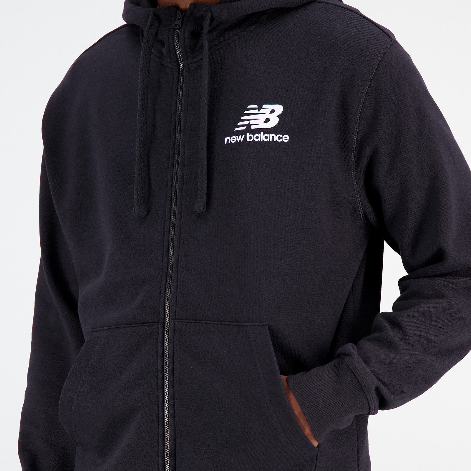 Sweat-shirt New Balance Essentials noir à logo superposé