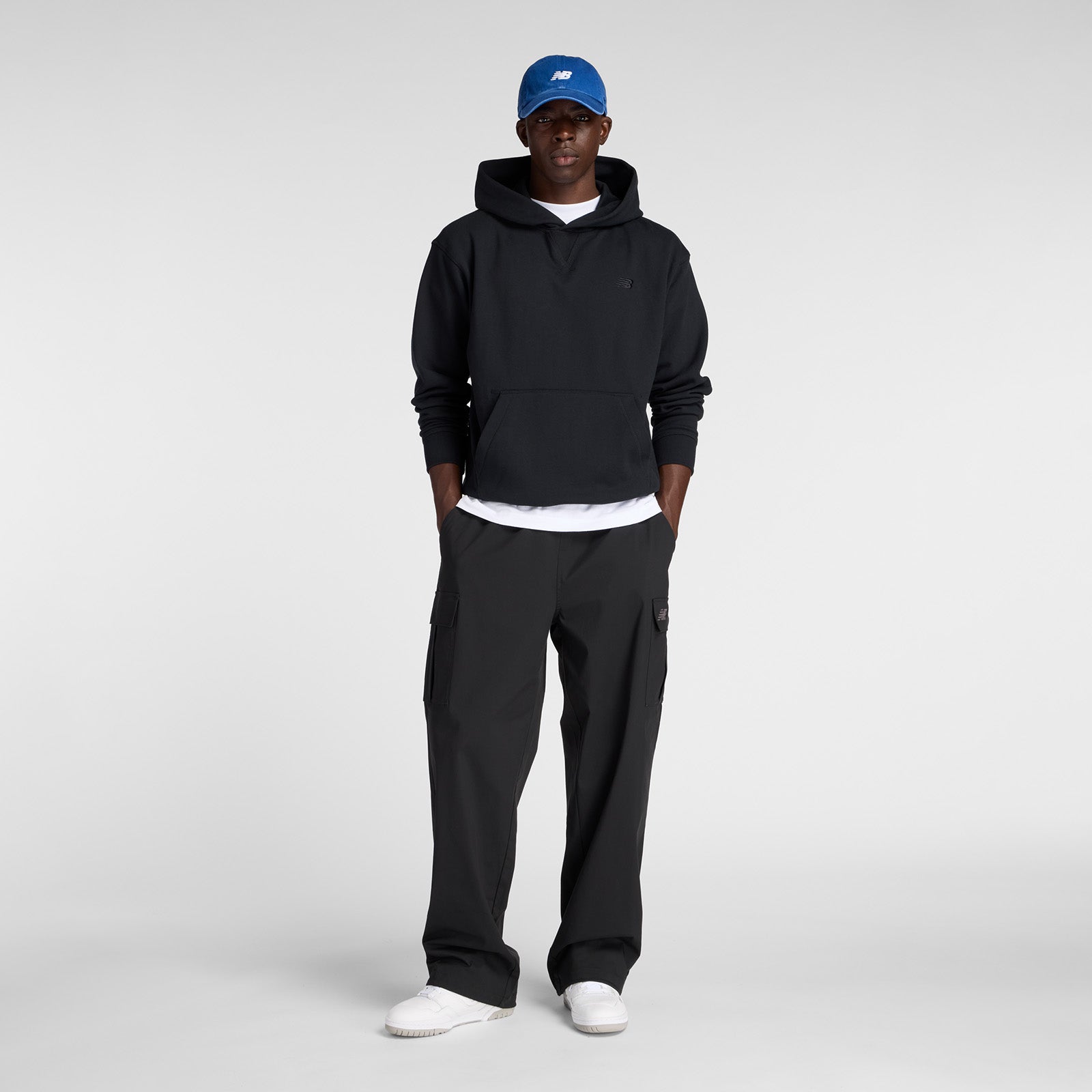 Cotton Twill Cargo Pant - Black