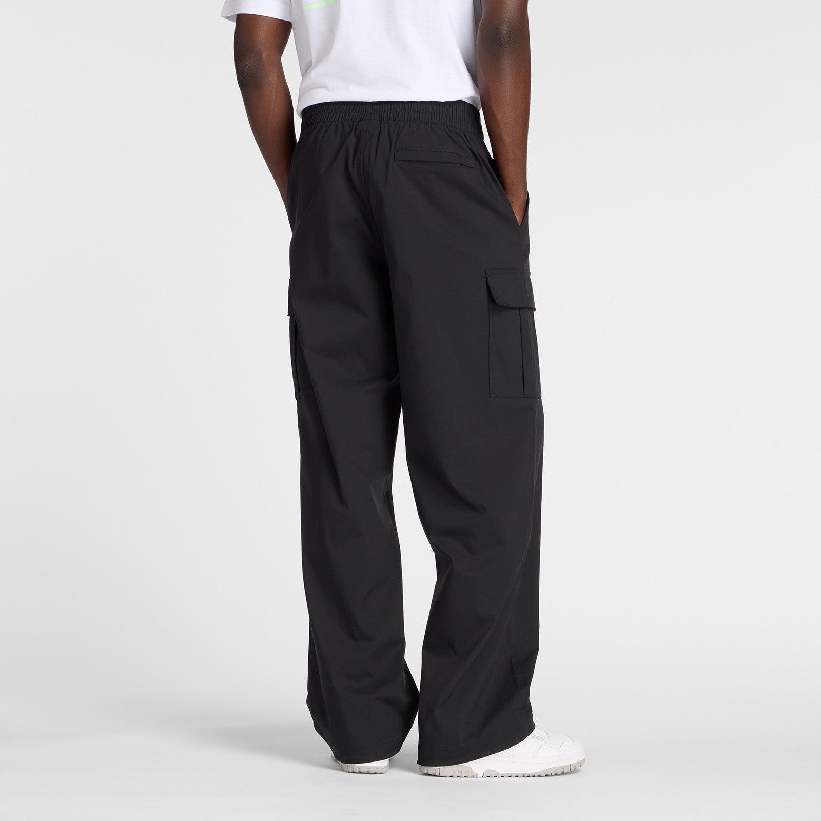 Cotton Twill Cargo Pant - Black