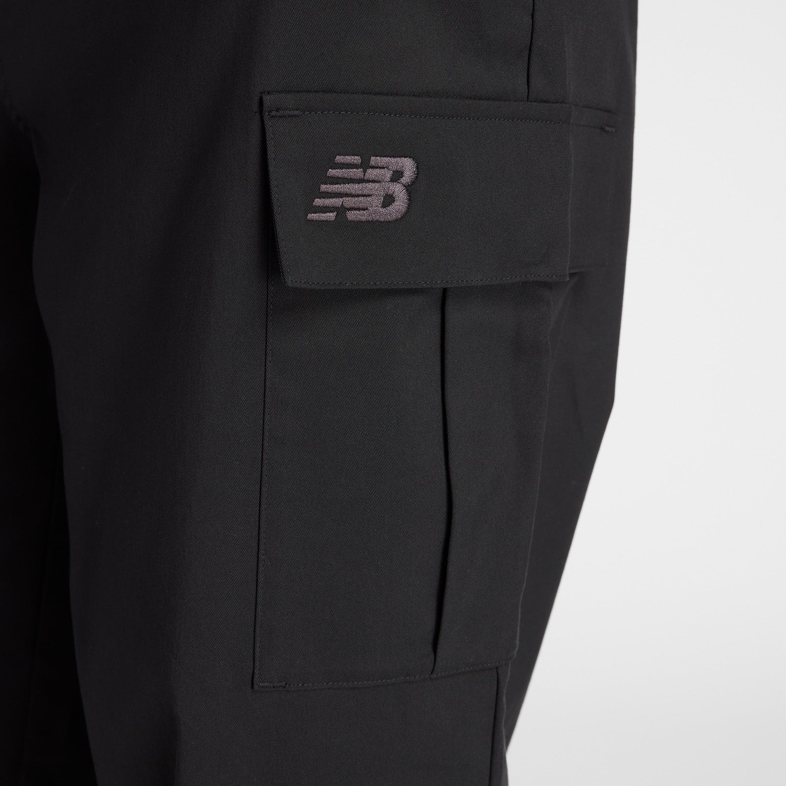 Cotton Twill Cargo Pant - Black