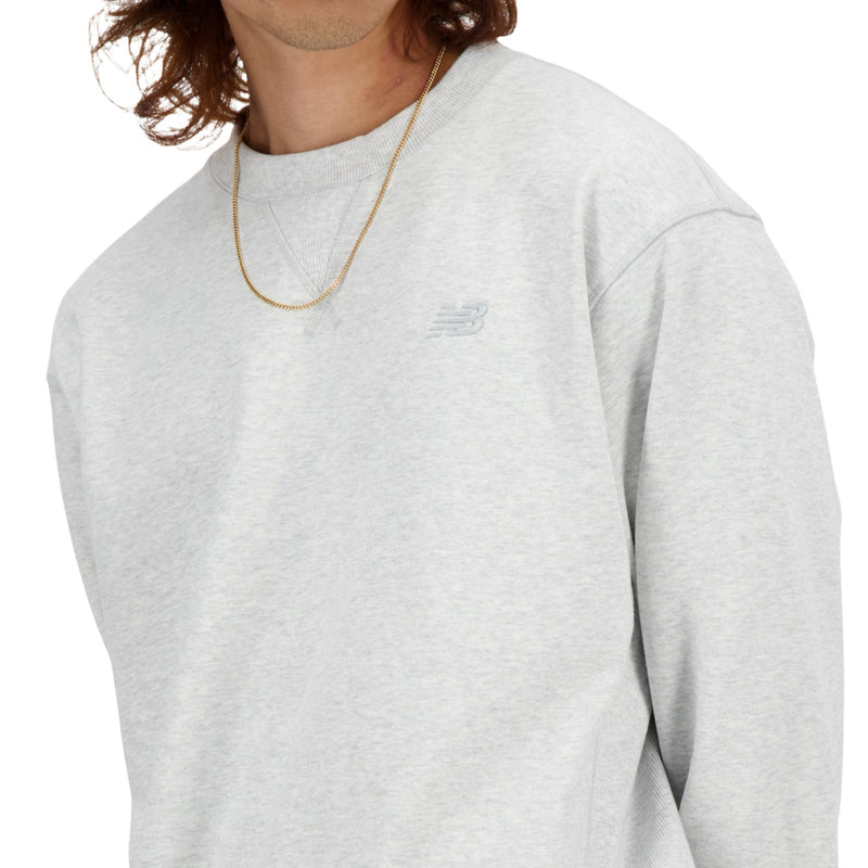 White Athletics French Terry Crew