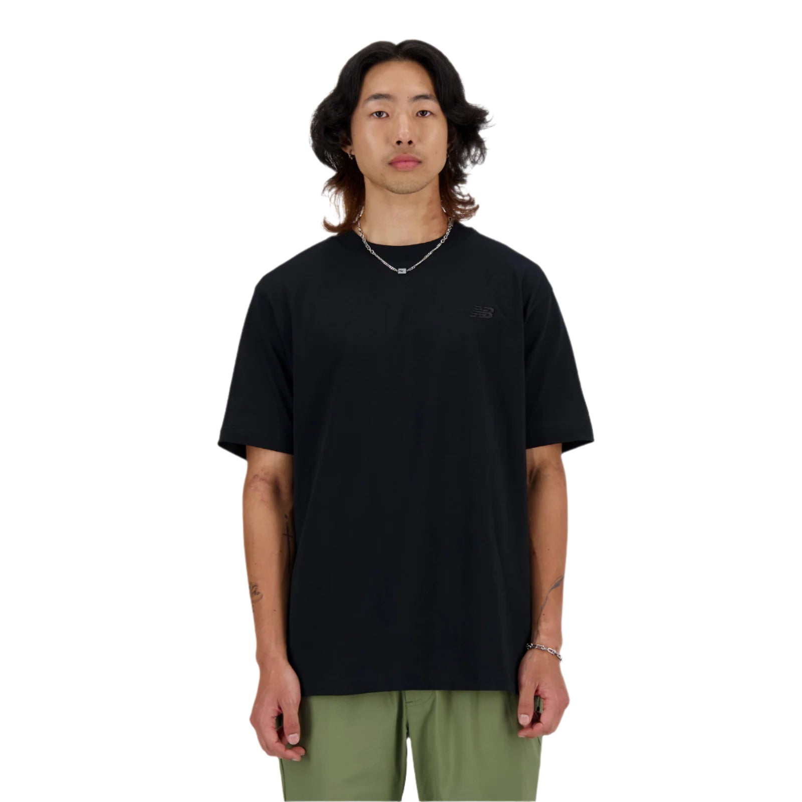 Athletics Cotton T-Shirt - Black