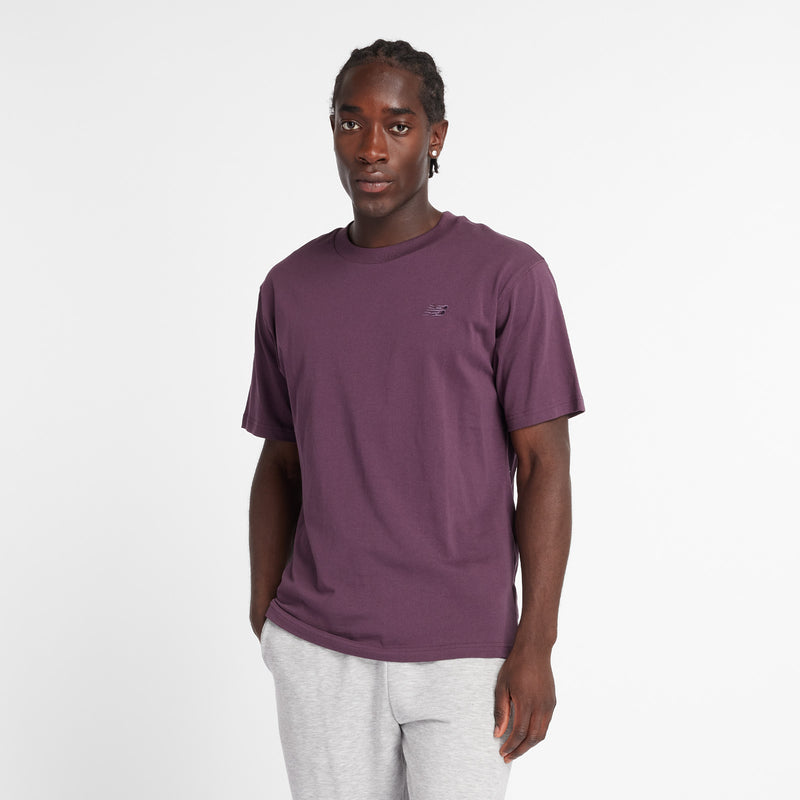 Athletics Cotton T-Shirt - Plum