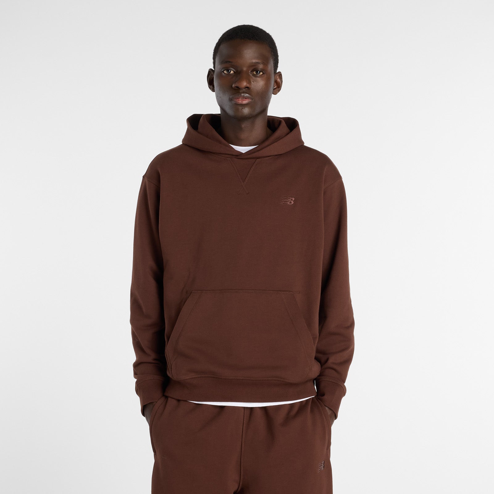 Athletics French Terry Hoodie - Pumpernickel