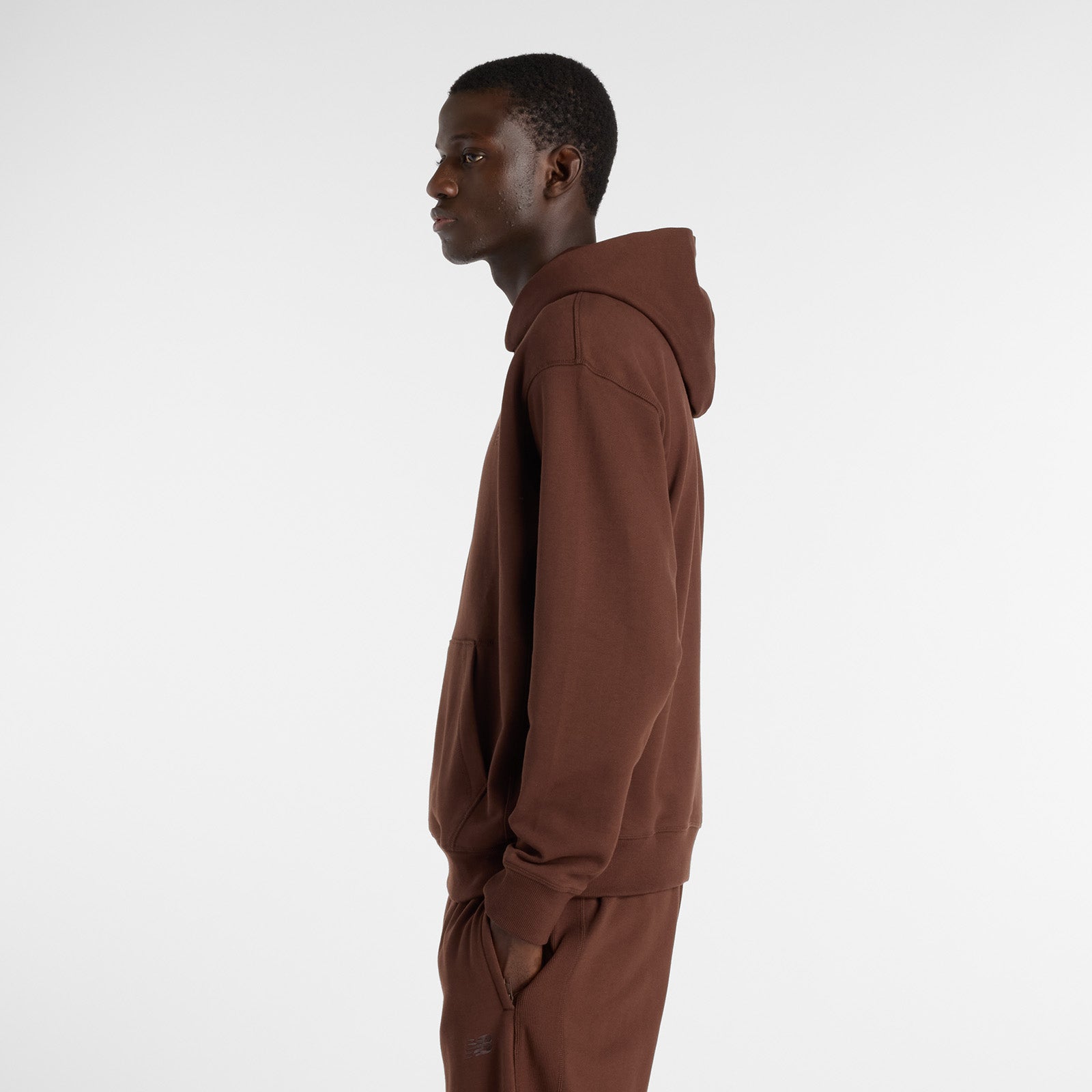 Athletics French Terry Hoodie - Pumpernickel