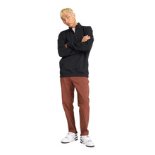 Pull polaire Athletics à demi-zip - Noir