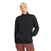 Pull polaire Athletics à demi-zip - Noir