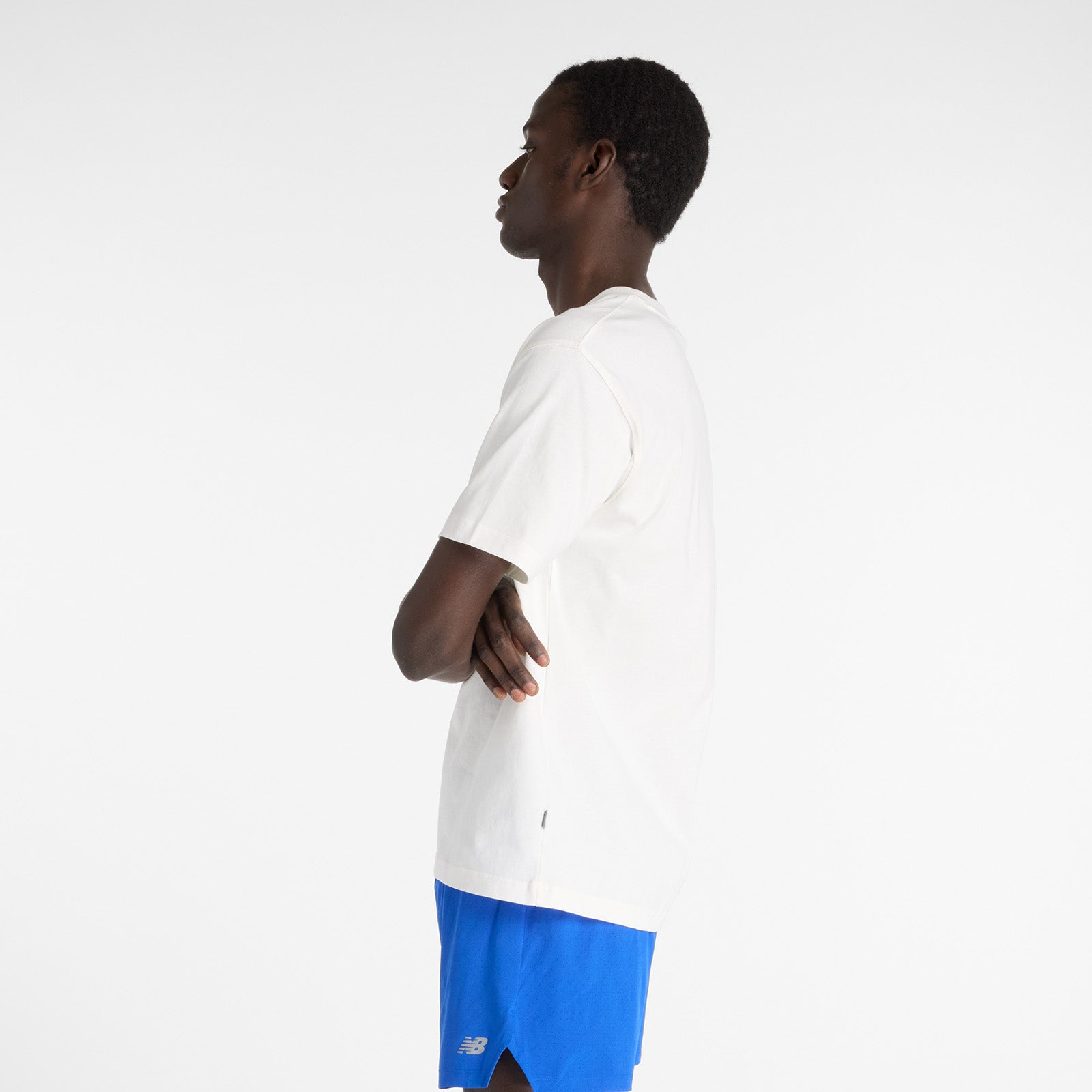 Athletics Premium Relaxed Chest Logo T-Shirt - White