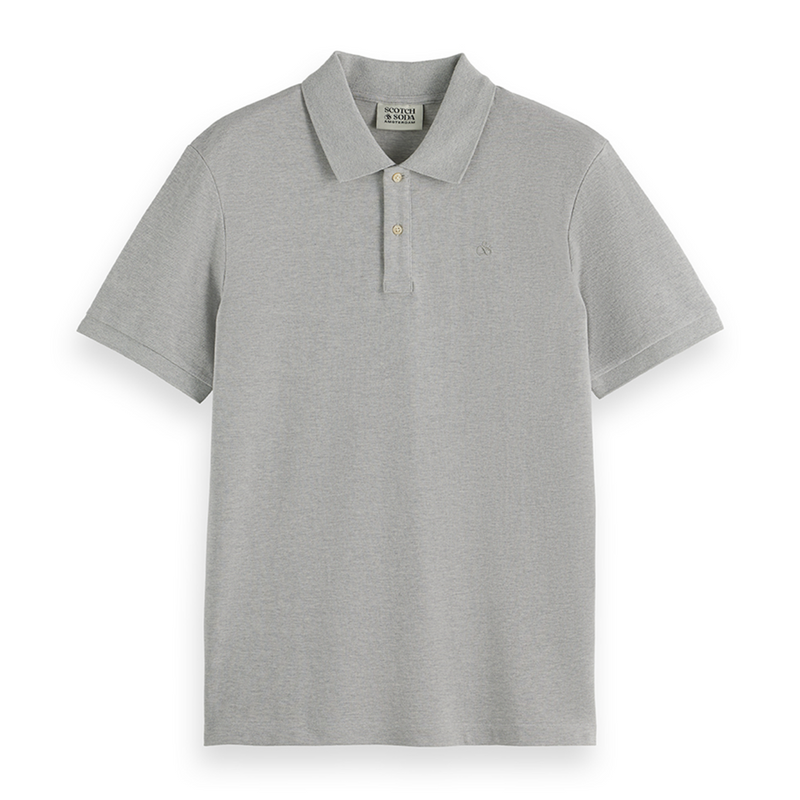 Logo Pique Polo - Gray