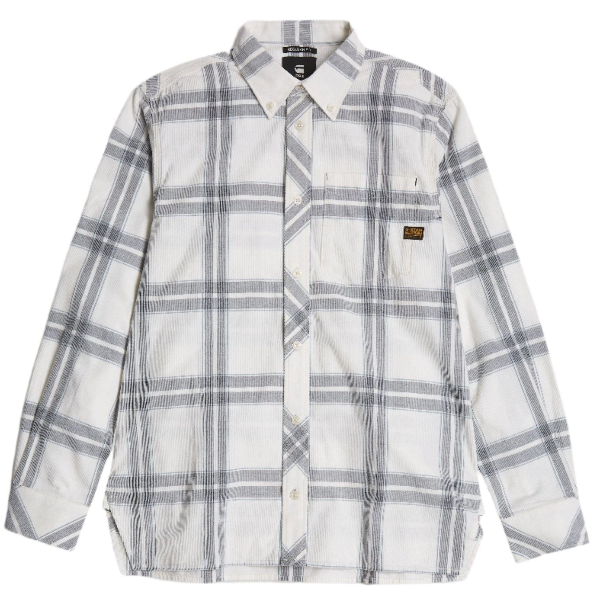 Milk Hank Check One Pocket Regular Shirt