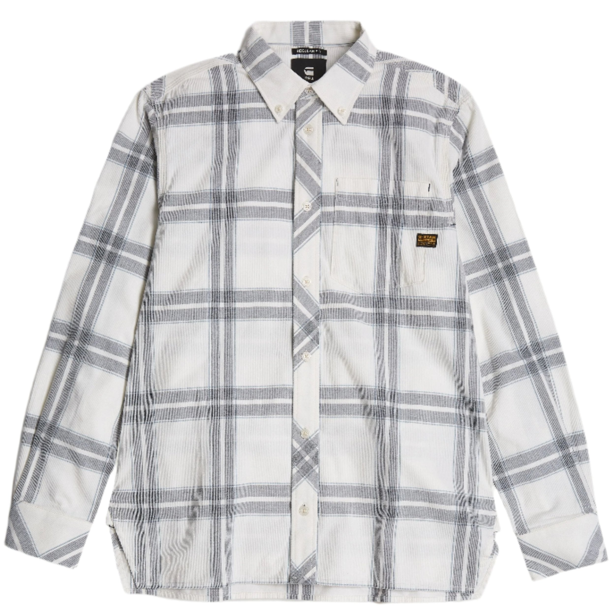 Milk Hank Check One Pocket Regular Shirt