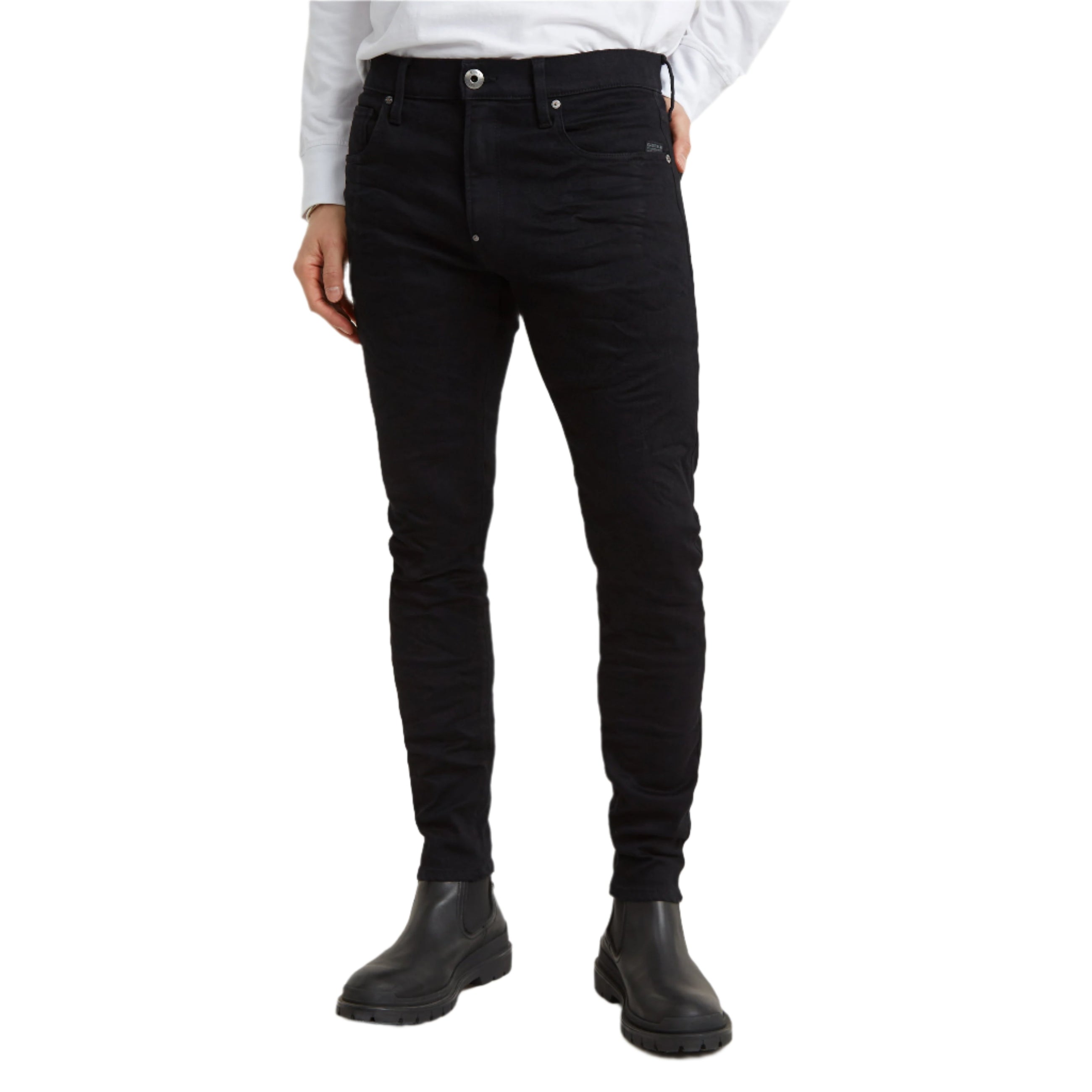 Pitch Black Revend Skinny Jeans