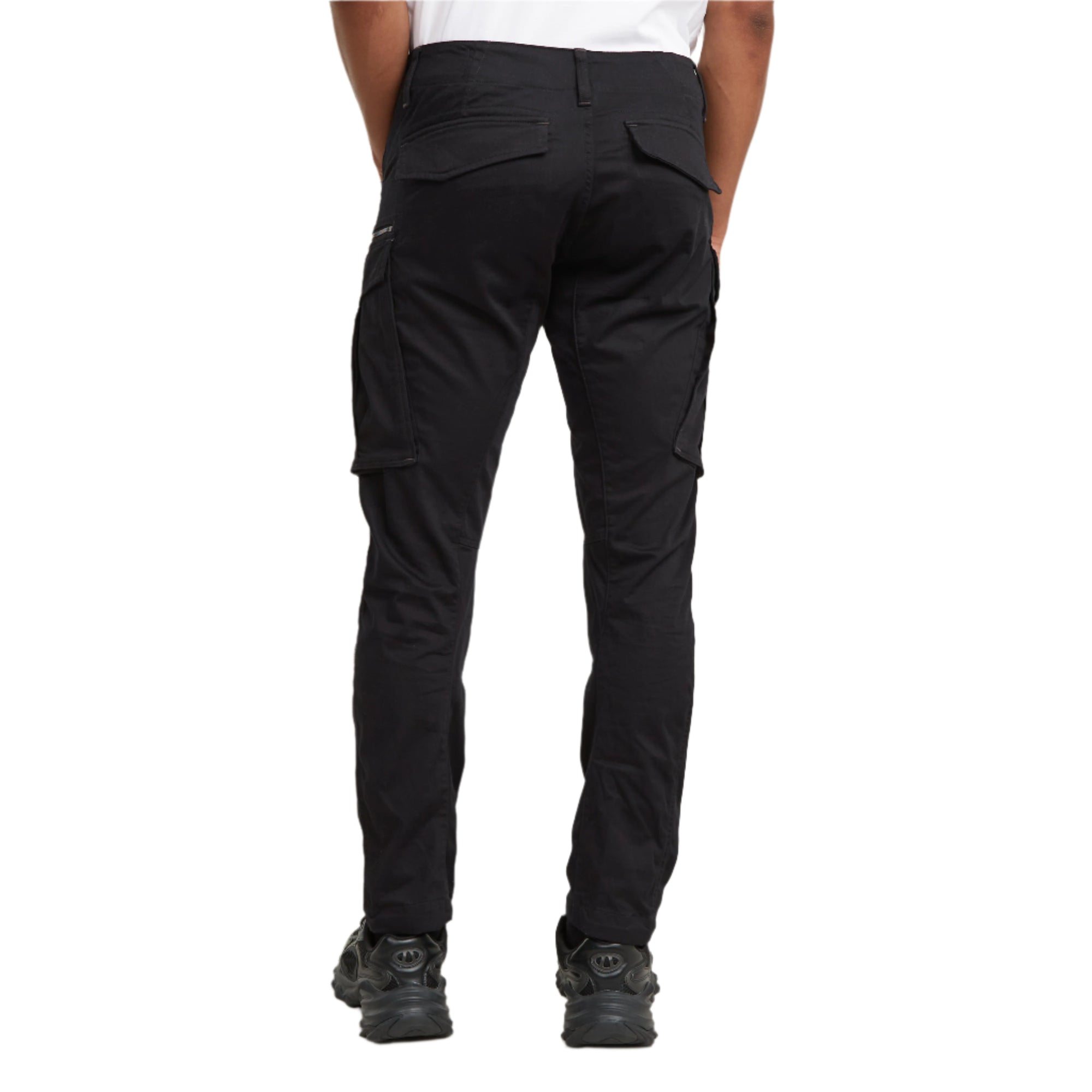 Rovic Zip 3D Regular Tapered Pants - Dark Black