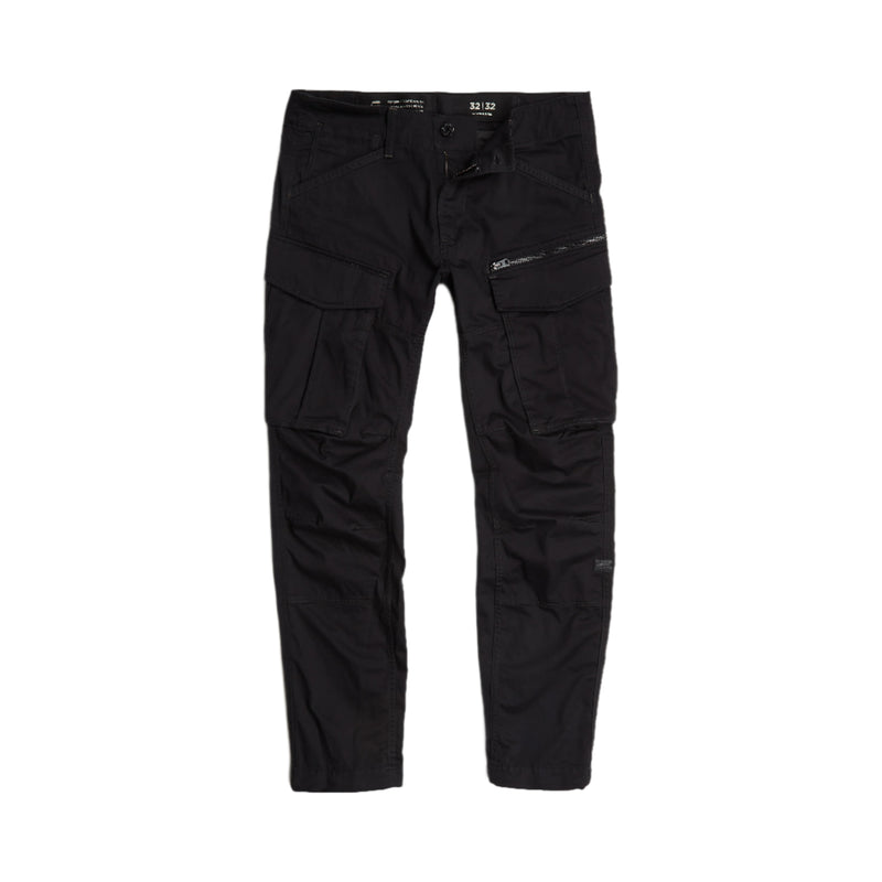 Rovic Zip 3D Regular Tapered Pants - Dark Black