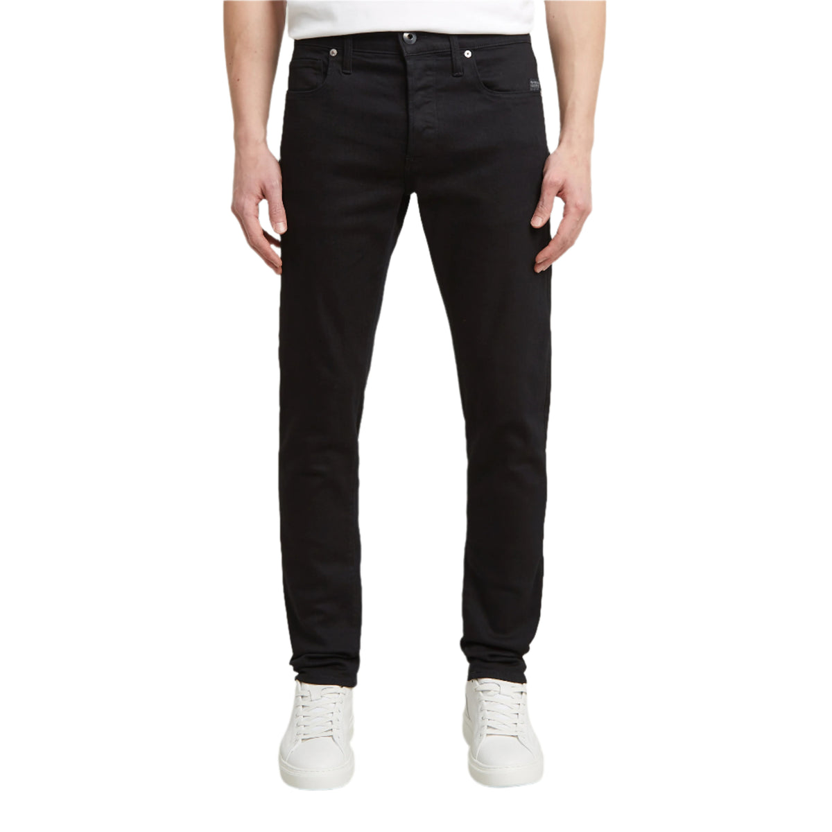 Jean slim noir intense 3301-1