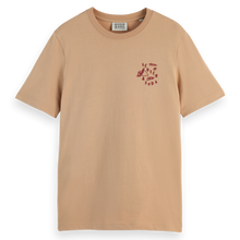 Beige Regular Fit Left Chest Logo T-Shirt