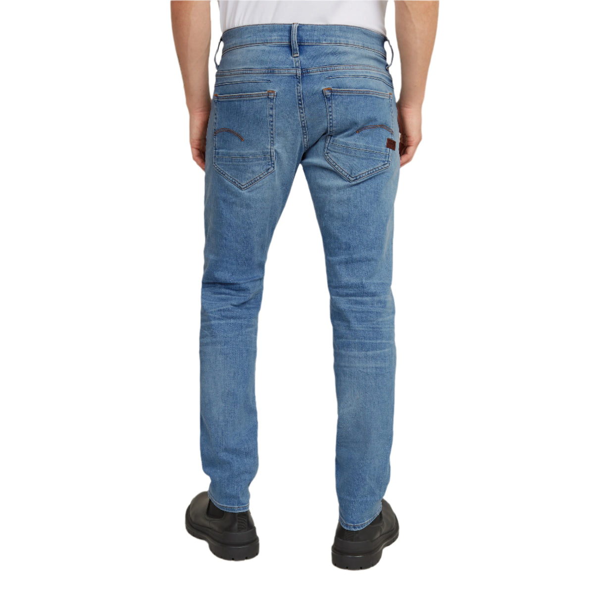 D-Staq 5-Pocket Slim Jeans - Light Blue-3